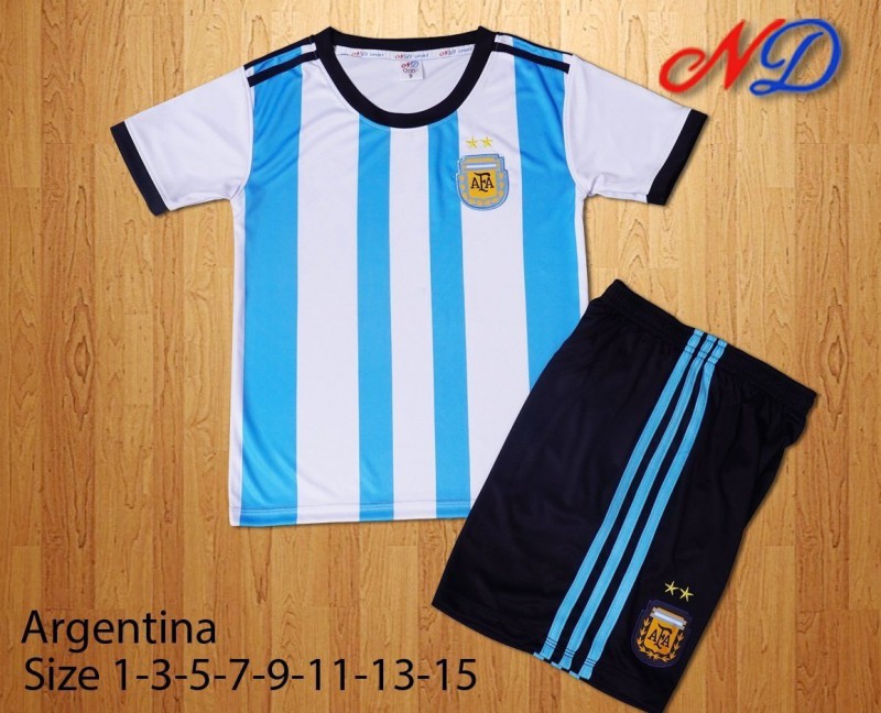 Áo bóng đá trẻ em đội tuyển Argentina