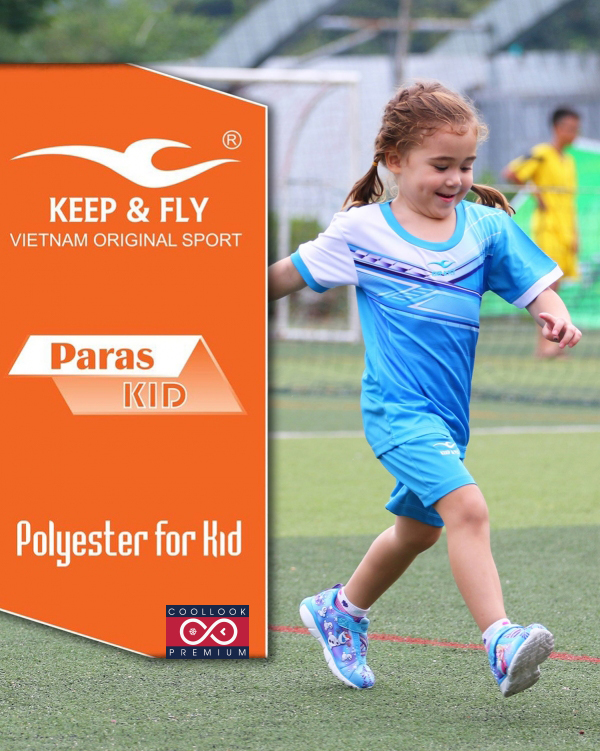 Bộ áo bóng đá Paras Kid xanh ya