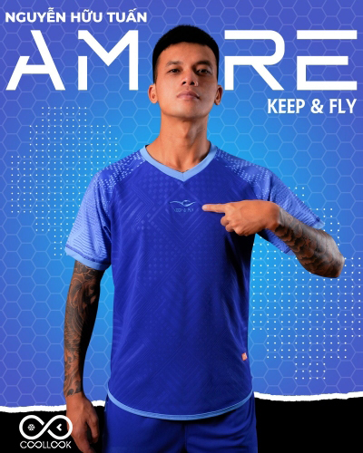 Bộ Áo Bóng Đá Amore Bích