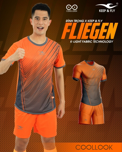 Bộ áo bóng đá Fliegen Cam