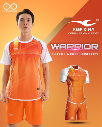 Bộ áo bóng đá Warrior Cam