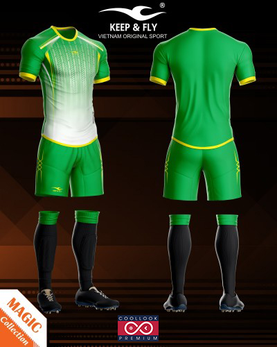 Bộ áo bóng đá Magic Xanh Két