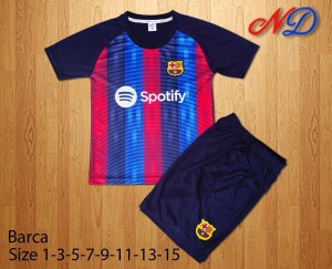 Áo bóng đá trẻ em câu lạc bộ Barca