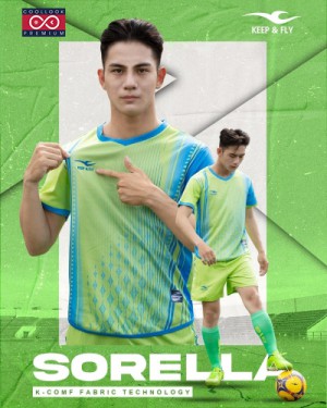 Bộ Áo Bóng Đá Sorella Cốm