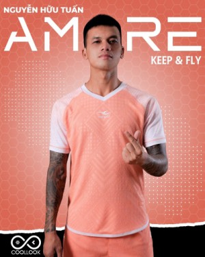 Bộ Áo Bóng Đá Amore San Hô