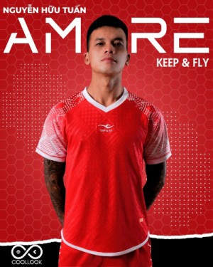 Bộ Áo Bóng Đá Amore Đỏ