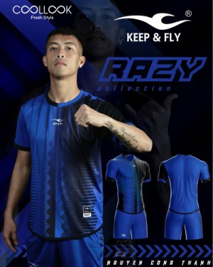 Bộ áo bóng đá Razy Bích