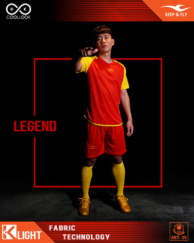 Bộ áo bóng đá Legend Đỏ