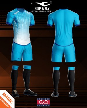 Bộ áo bóng đá Magic Xanh Ya